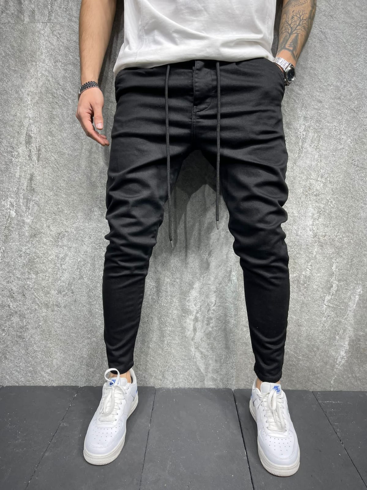 JEANS NOIR B6568