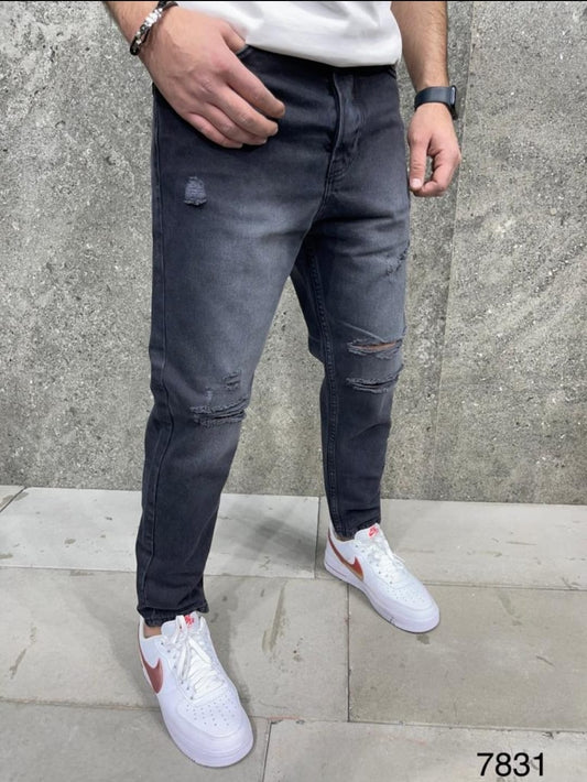 JEANS BLACK BOYFREND B7831