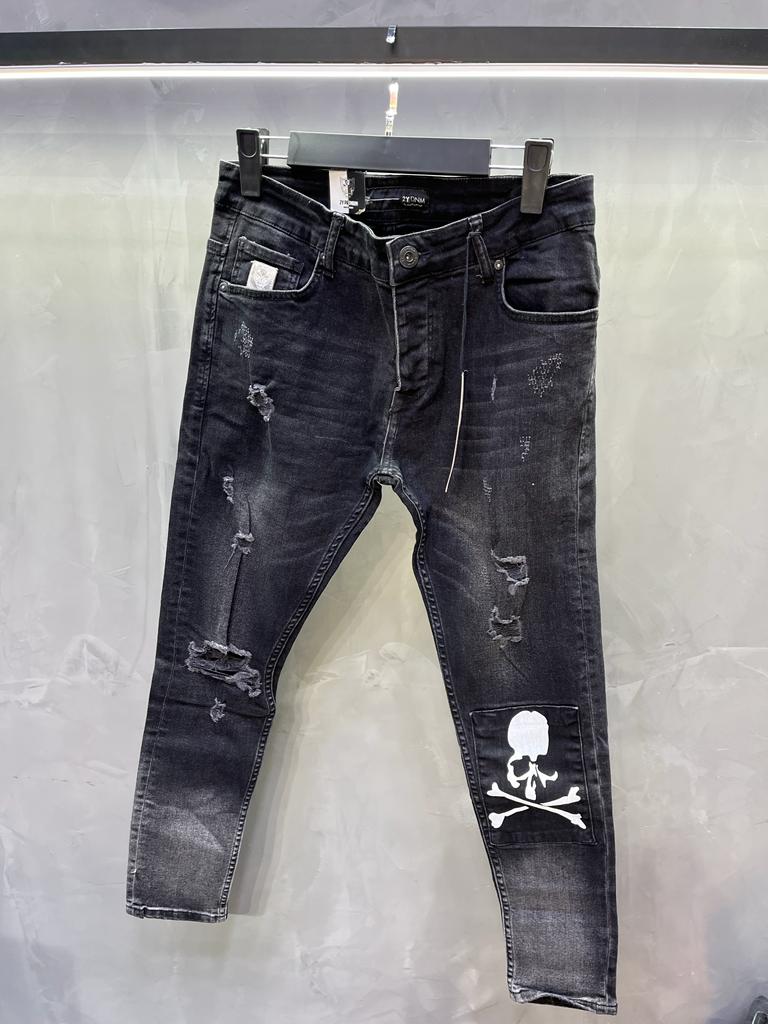 JEANS NOIR B4291