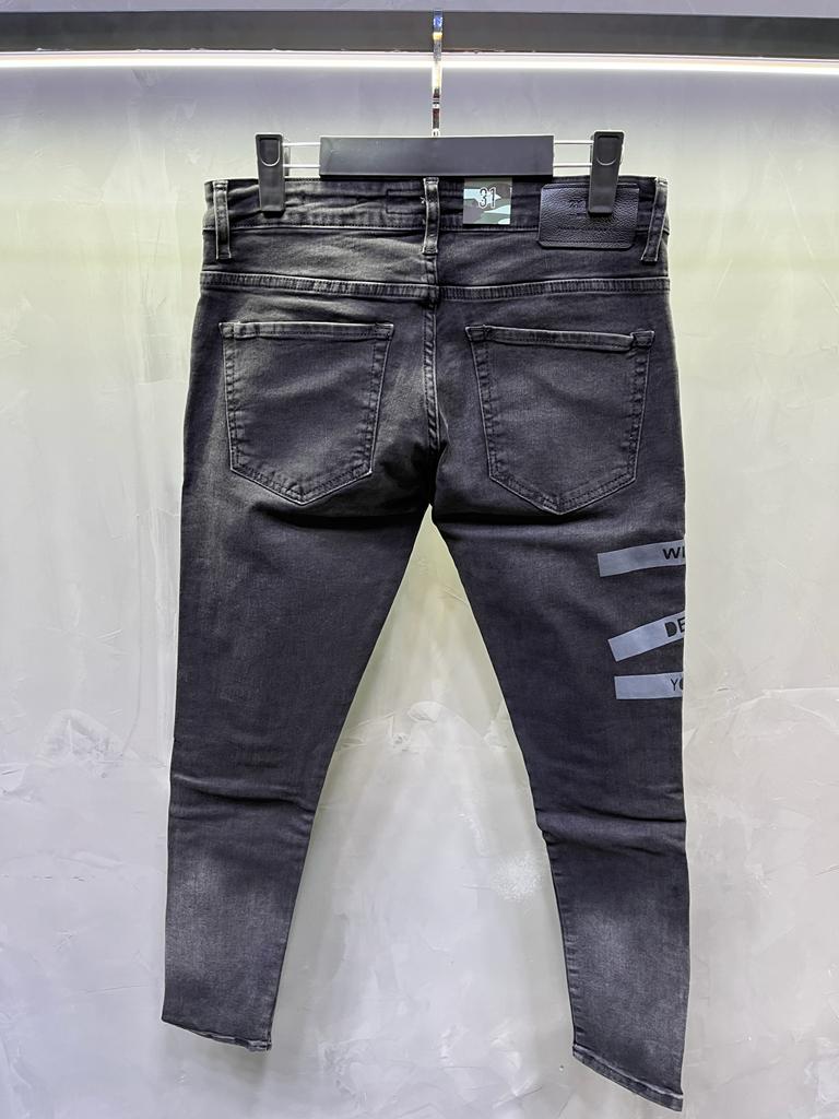 JEANS GRIS B4332