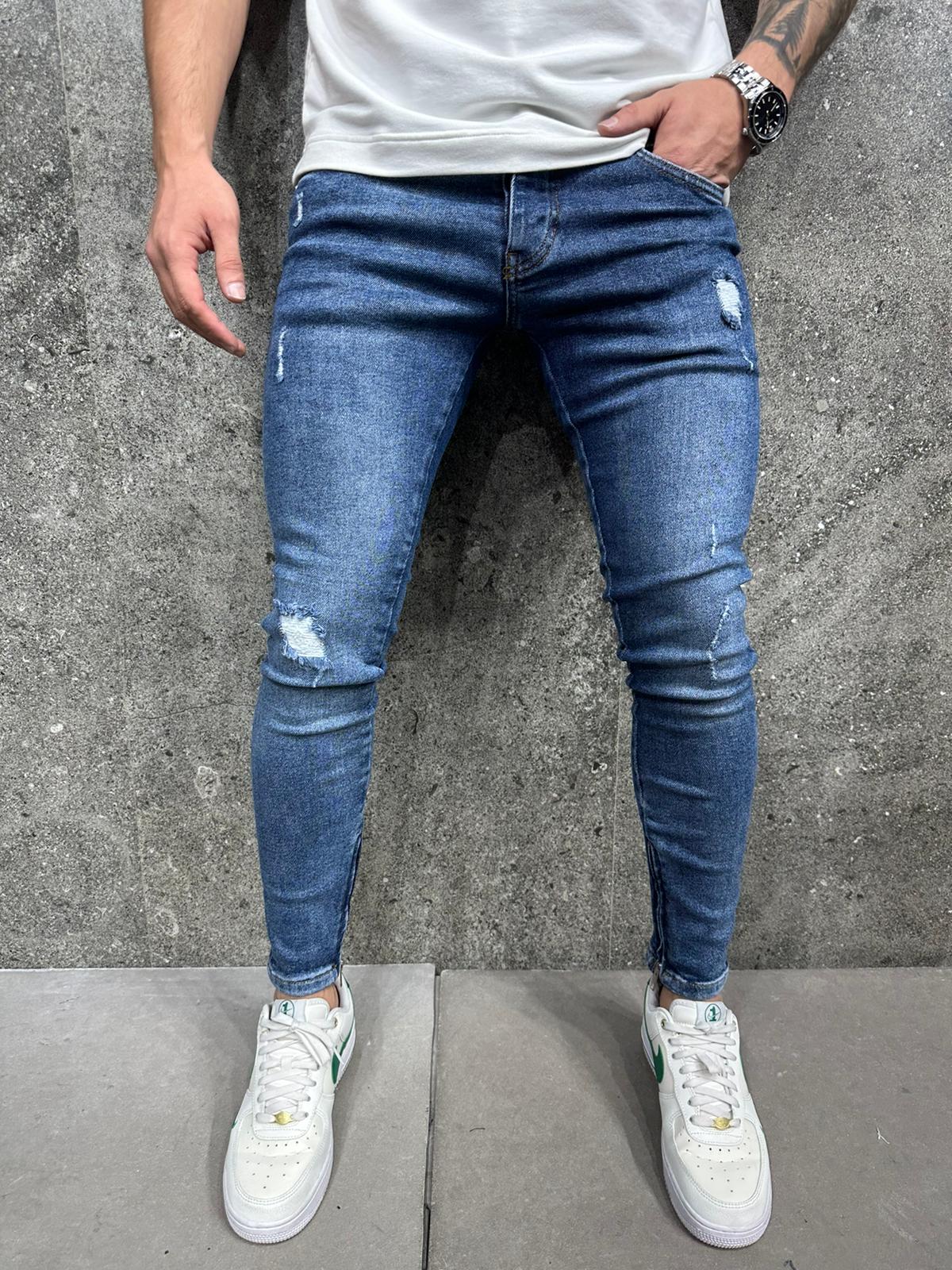 JEANS SLIM BLUE B8628