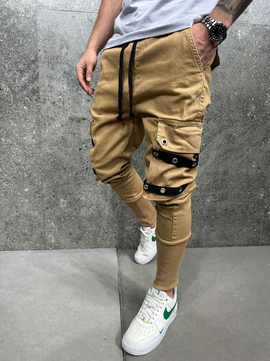 JEANS CARGO BEIGE ES 3059