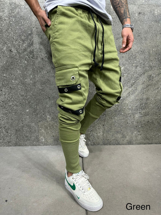 JEANS CARGO GREEN ES 3059