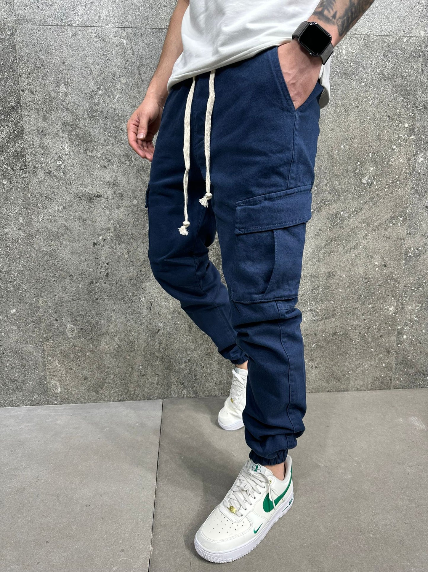 JEANS CARGO BLUS ES 3047