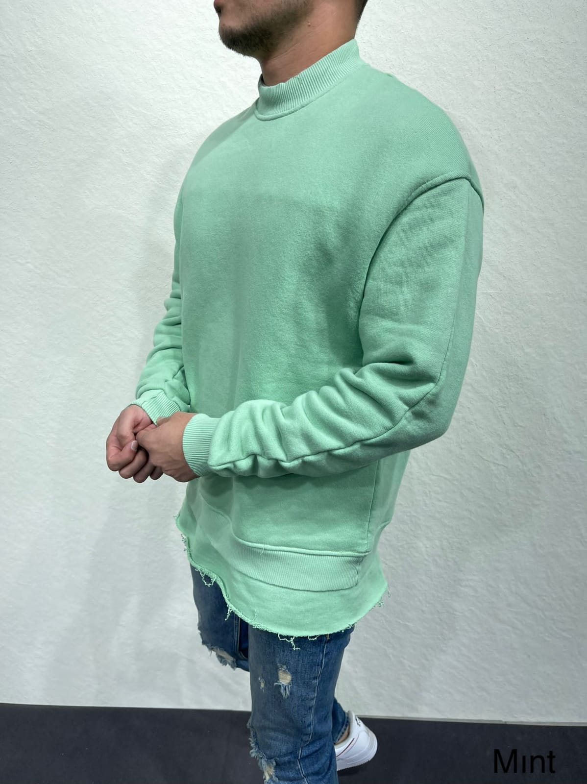 SWEAT OVER SIZE MINT 6192