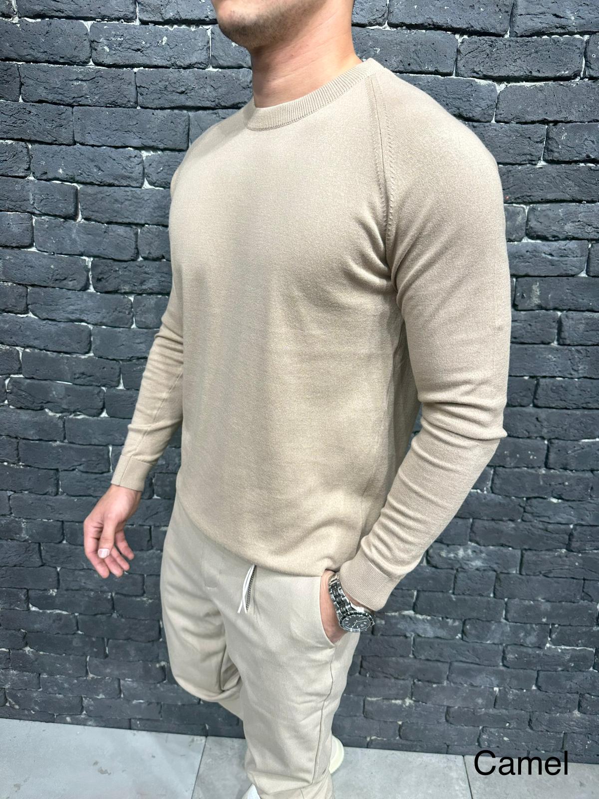 TRICOT HOMME CAMEL 7068