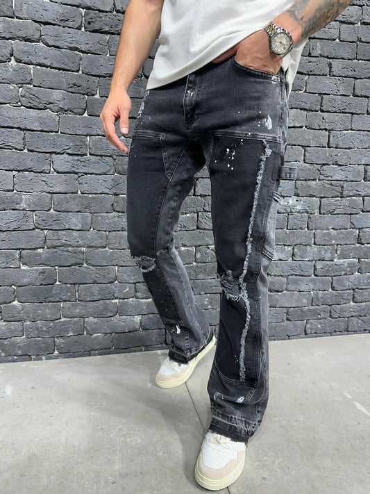 JEANS BLACK OVER B8805