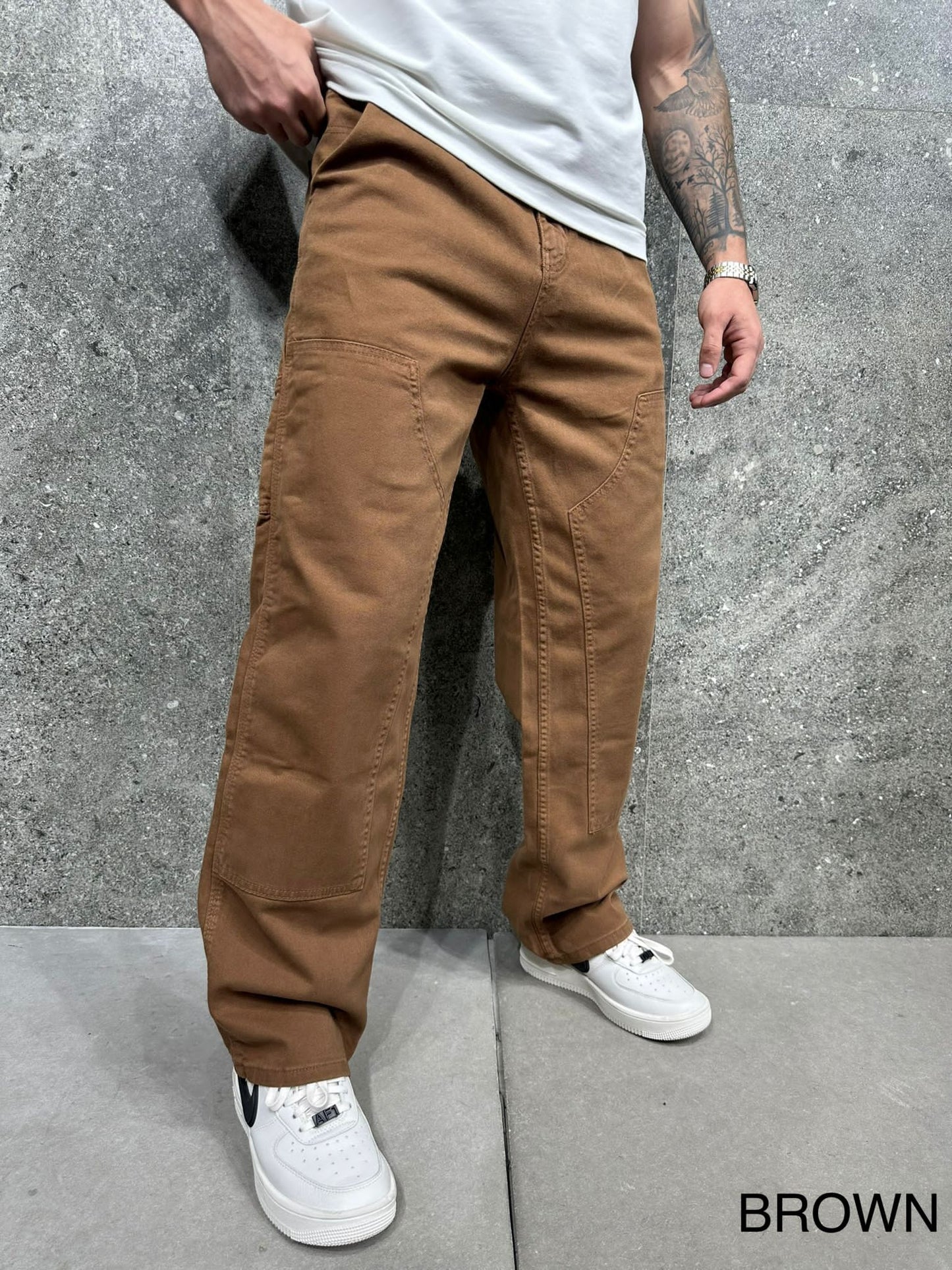 JEANS BAGGY BROWN ES 3060