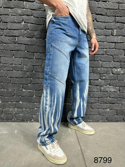 JEANS BLUE BAGGY B8799