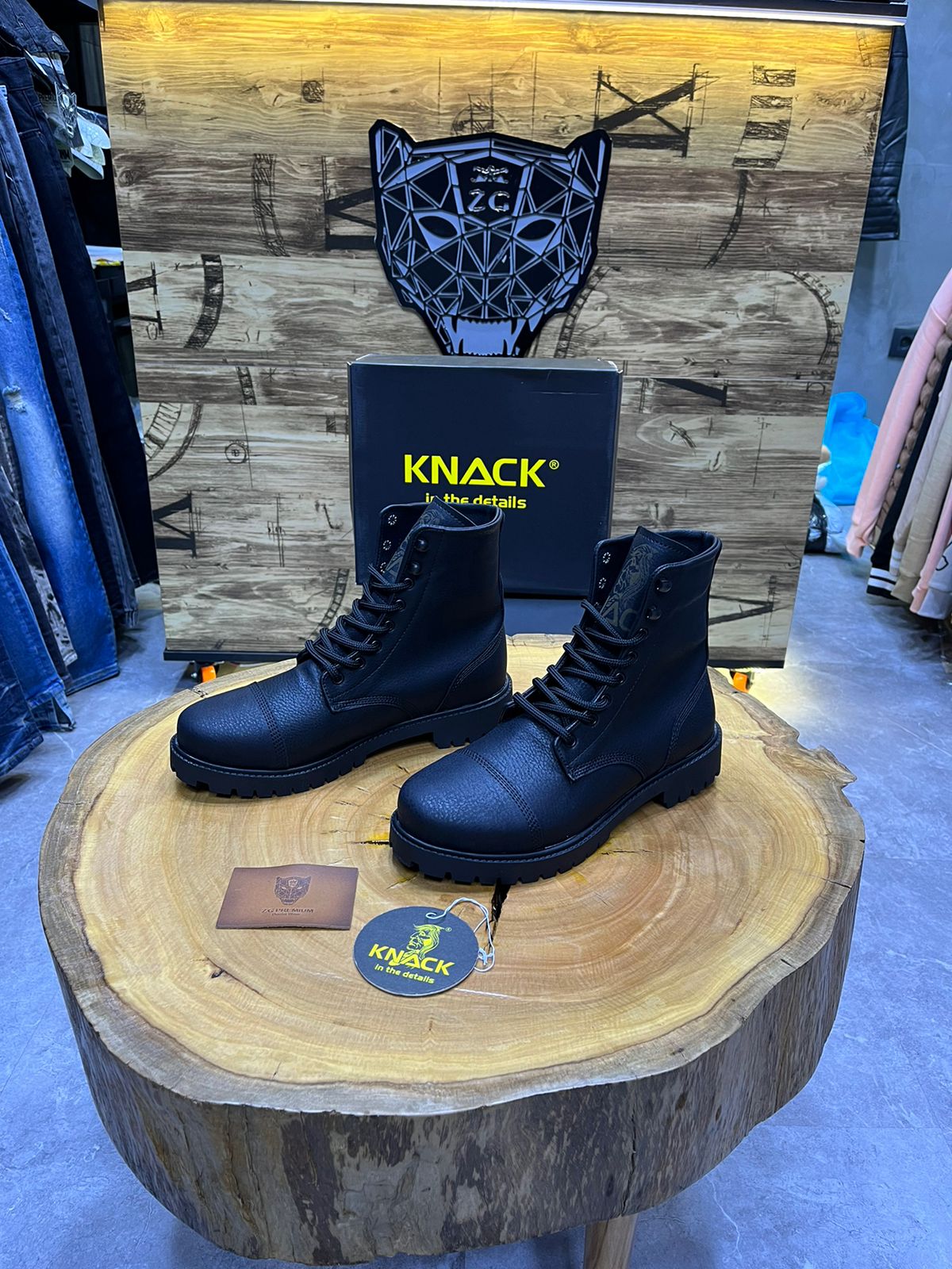 KNACK BOOTS BLACK 022