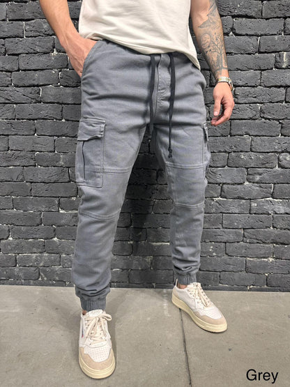 JEANS CARGO GREY ES 3081