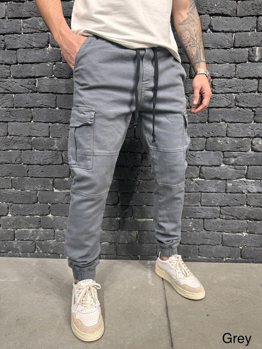 JEANS CARGO GREY ES 3081