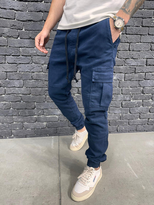 JEANS CARGO NAVU BLUE ES 3081