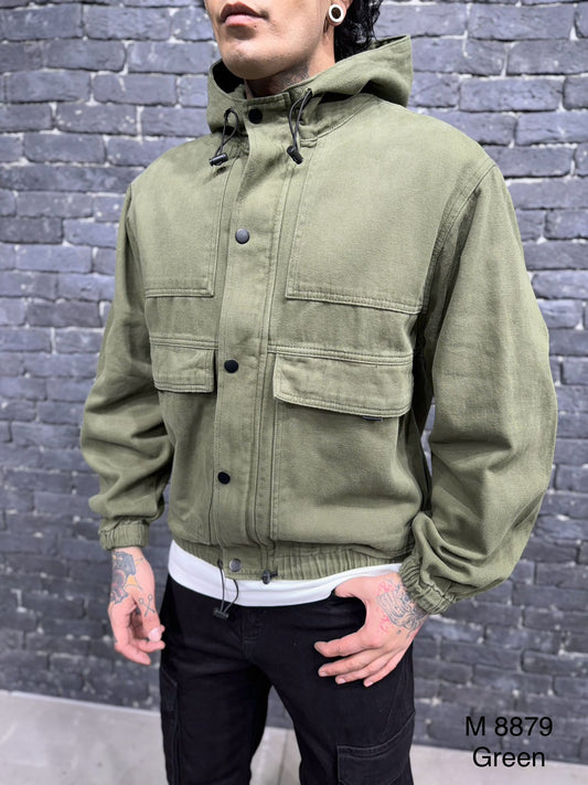 JACKET JEANS GREEN M8879