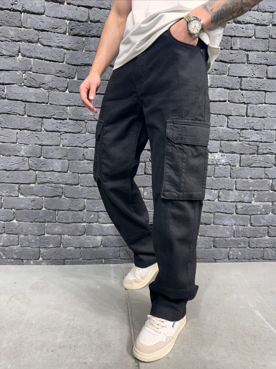 JEANS BAGGY CARGO ES3080