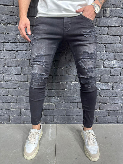 JEANS SLIM BLACK B8826
