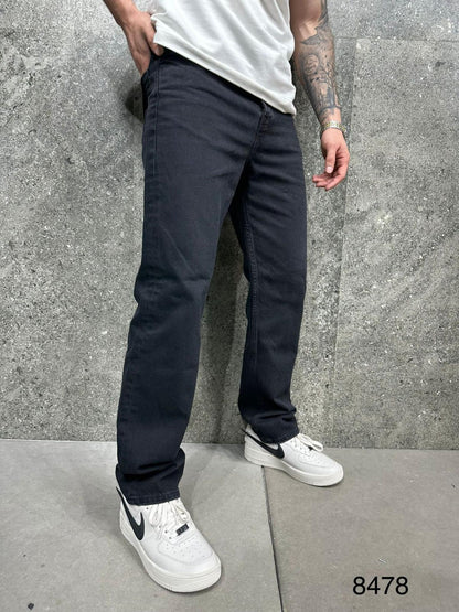 JEANS BAGGY BLACK B8478