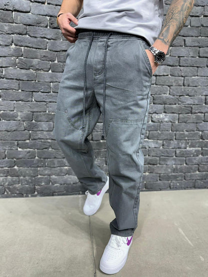 JEANS BAGGY ANTHRACITE B9099