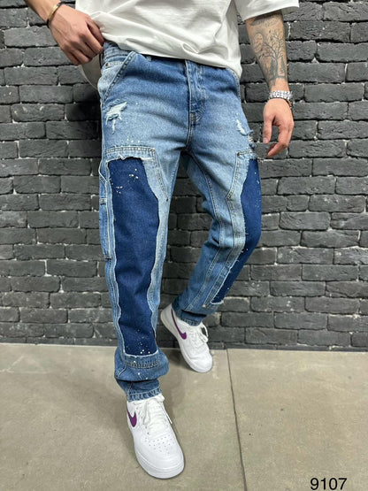 JEANS BAGGY BLUE B9107