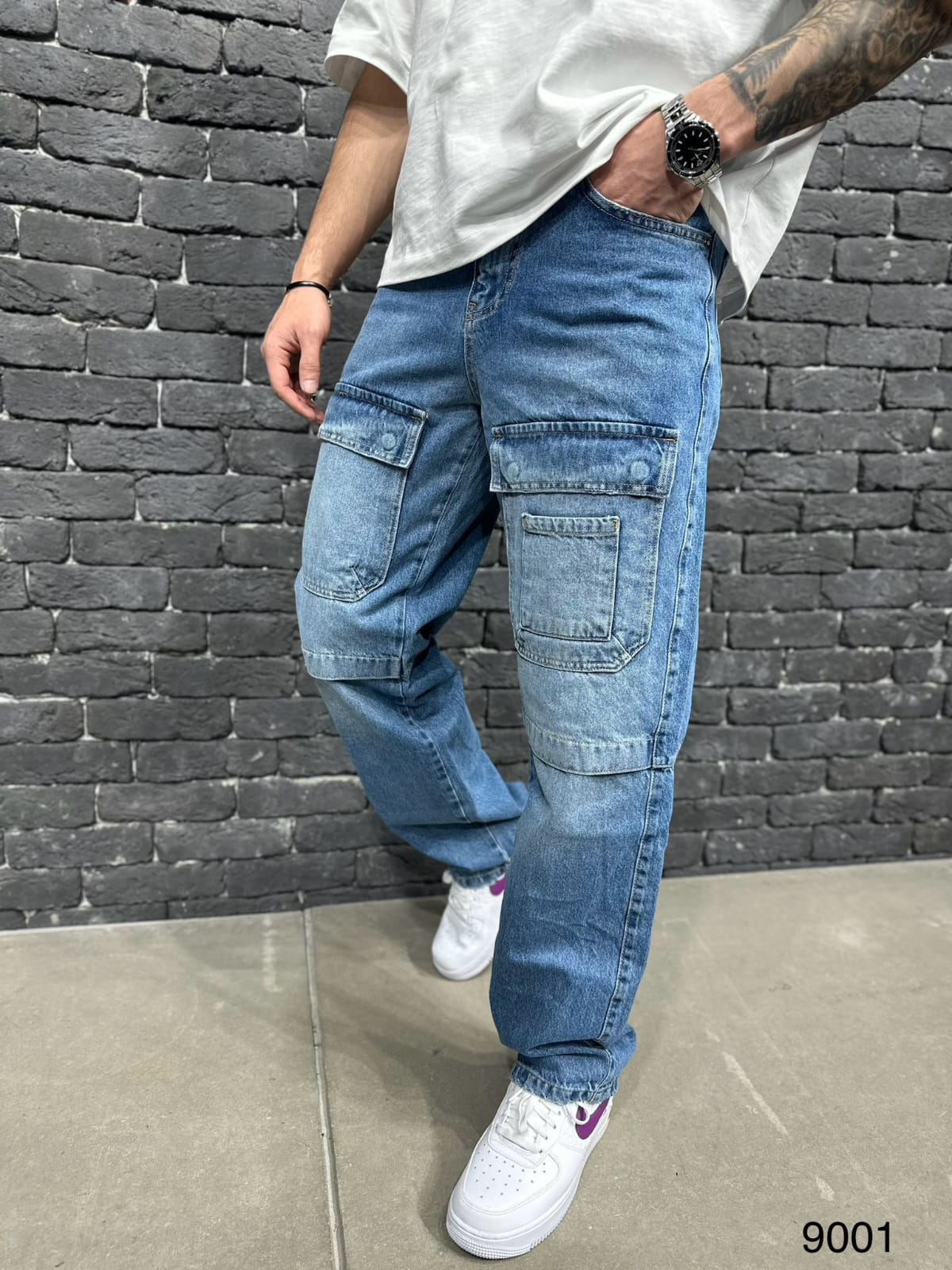 JEANS BAGGY BLUE 9001