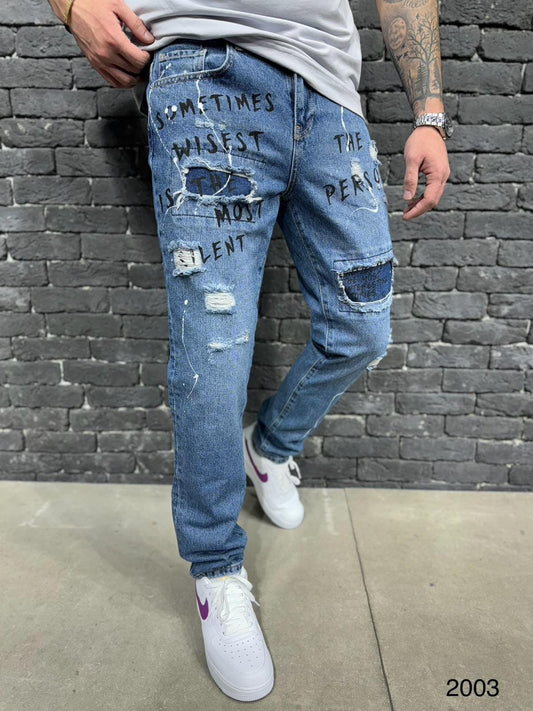 JEANS SLIM BLUE AT2003