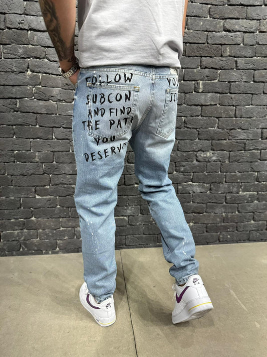 JEANS SLIM BLUE AT2004