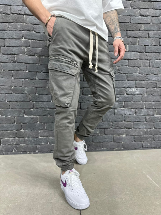 JEANS CARGO GREY ES 3088