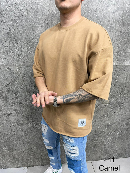 T-SHIRT OVERSIZE CAMEL 23