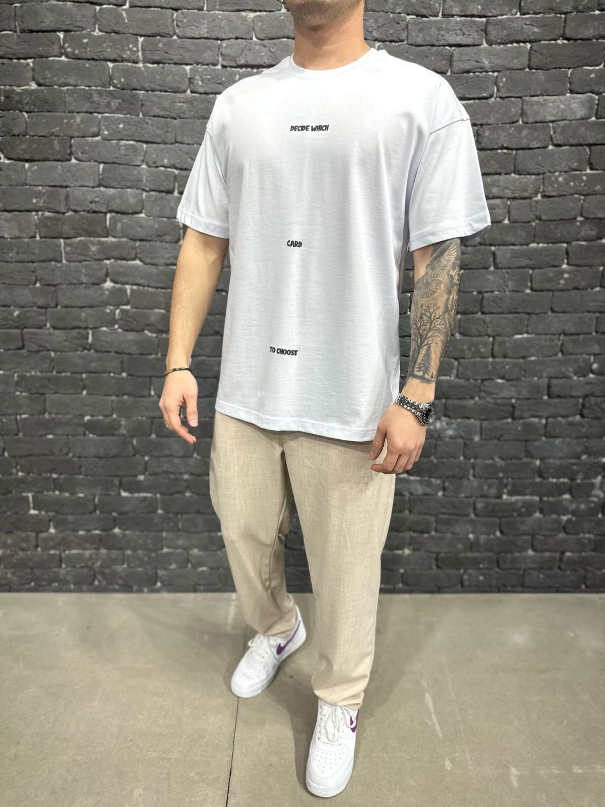 T-SHIRT OVERSIZE WHITE 010