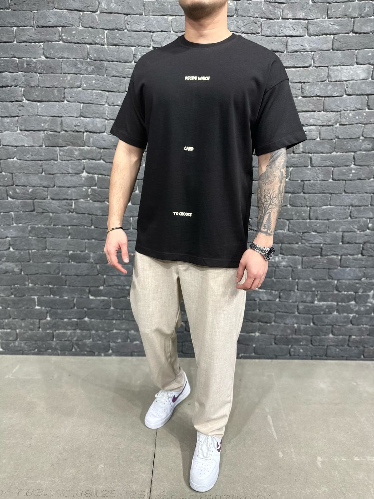 T-SHIRT OVERSIZE BLACK 010