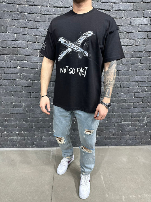 T-SHIRT OVERSIZE BLACK BRS005