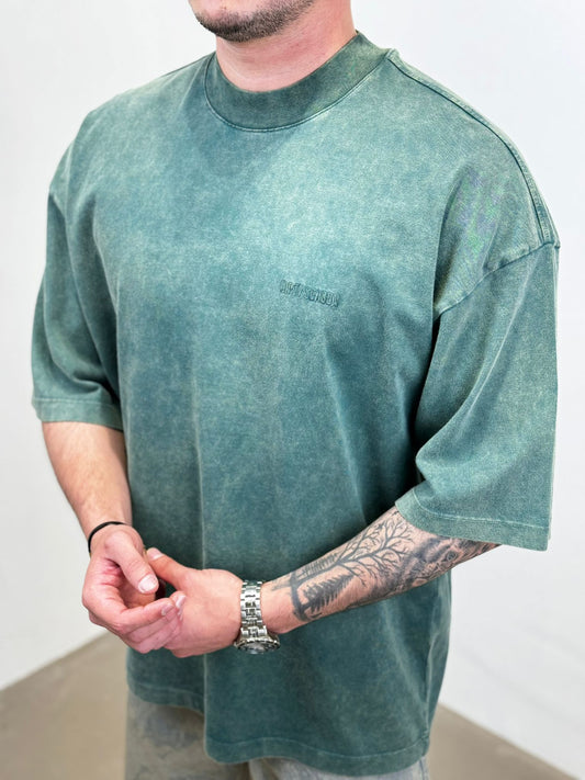 T-SHIRT OVERSIZE DARK GREEN AJ6413