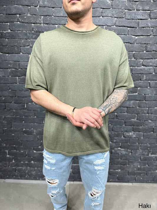 T-SHIRT OVERSIZE KHAKI BRS033