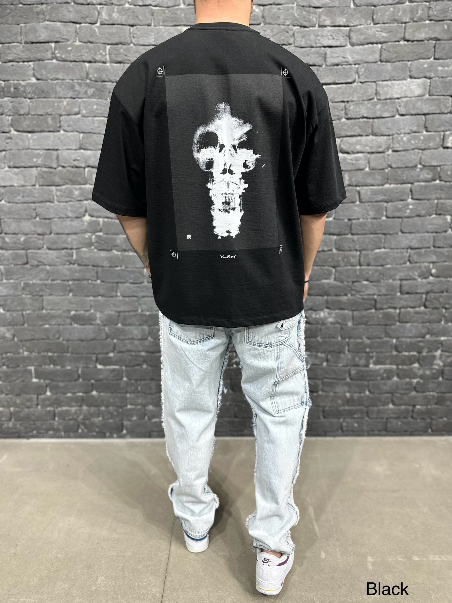 T-SHIRT OVERSIZE BLACK AJ6381