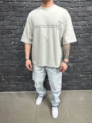 /T-SHIRT OVERSIZE GREY AJ6381