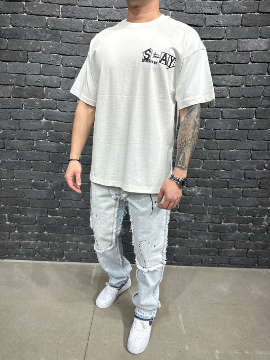 T-SHIRT OVERSIZE WHITE BRS040