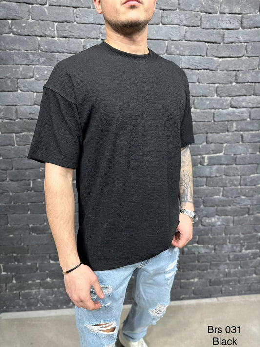 T-SHIRT OVERSIZE BLACK BRS031