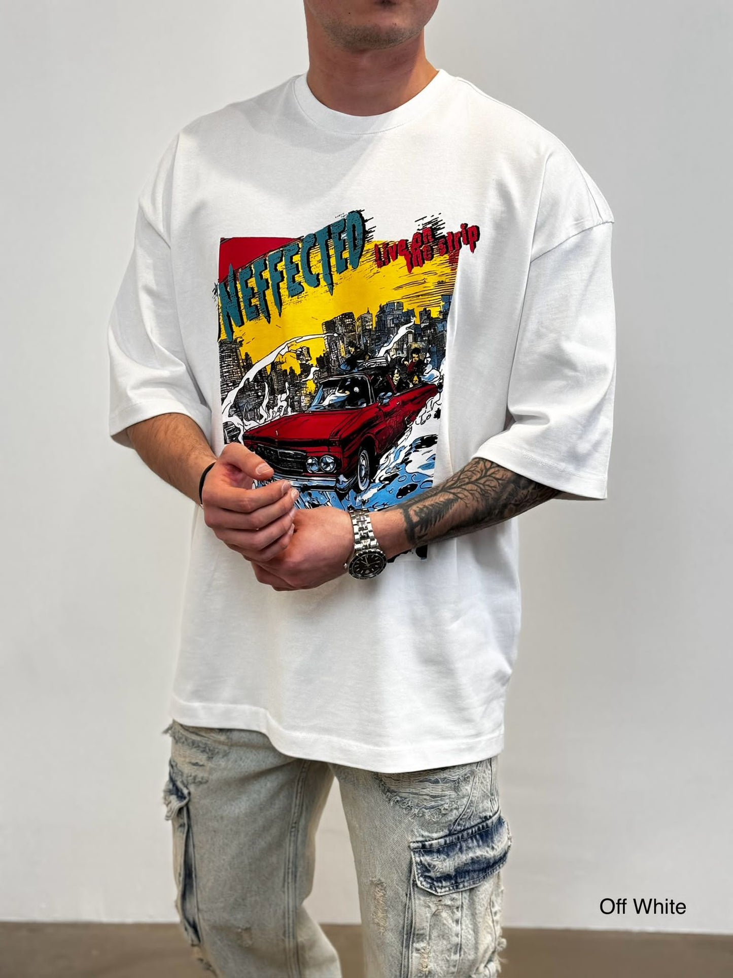 T-SHIRT OVERSIZE WHITE UN117