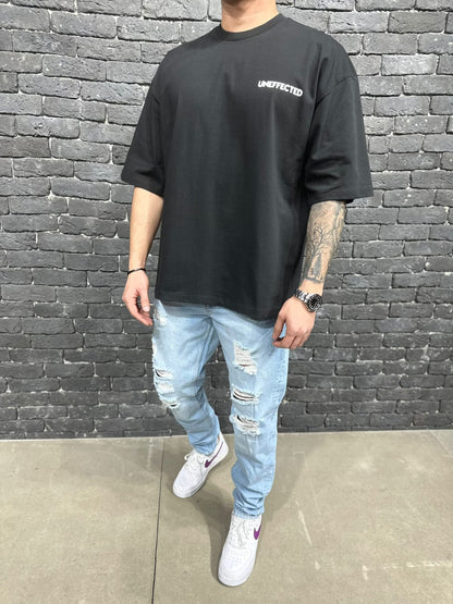 T-SHIRT OVERSIZE BLACK UN109