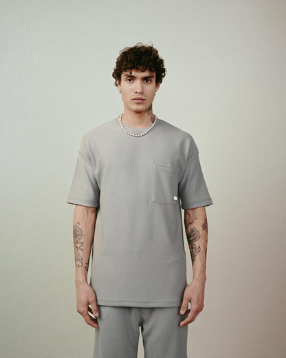 T-SHIRT OVERSIZE GREY TST 919