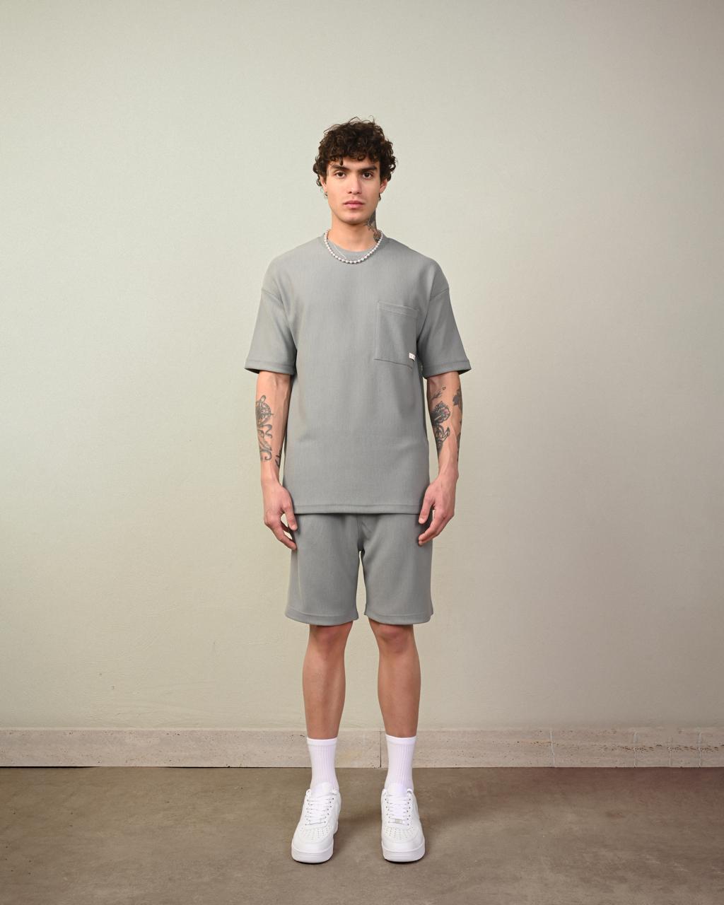 T-SHIRT OVERSIZE GREY TST 919