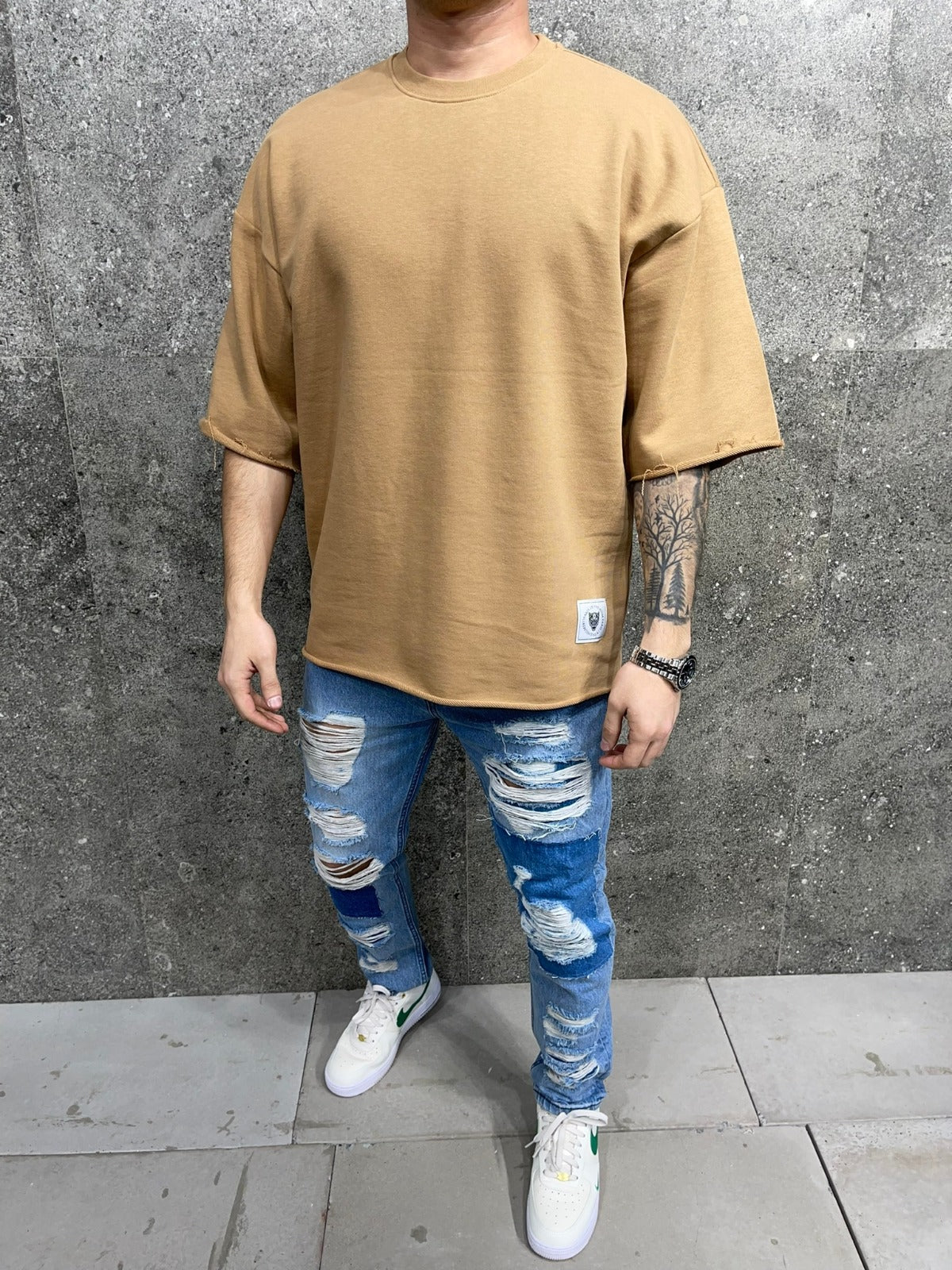 T-SHIRT OVERSIZE MARON 23
