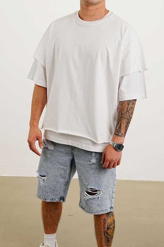 T-SHIRT OVERSIZE WHITE 0063
