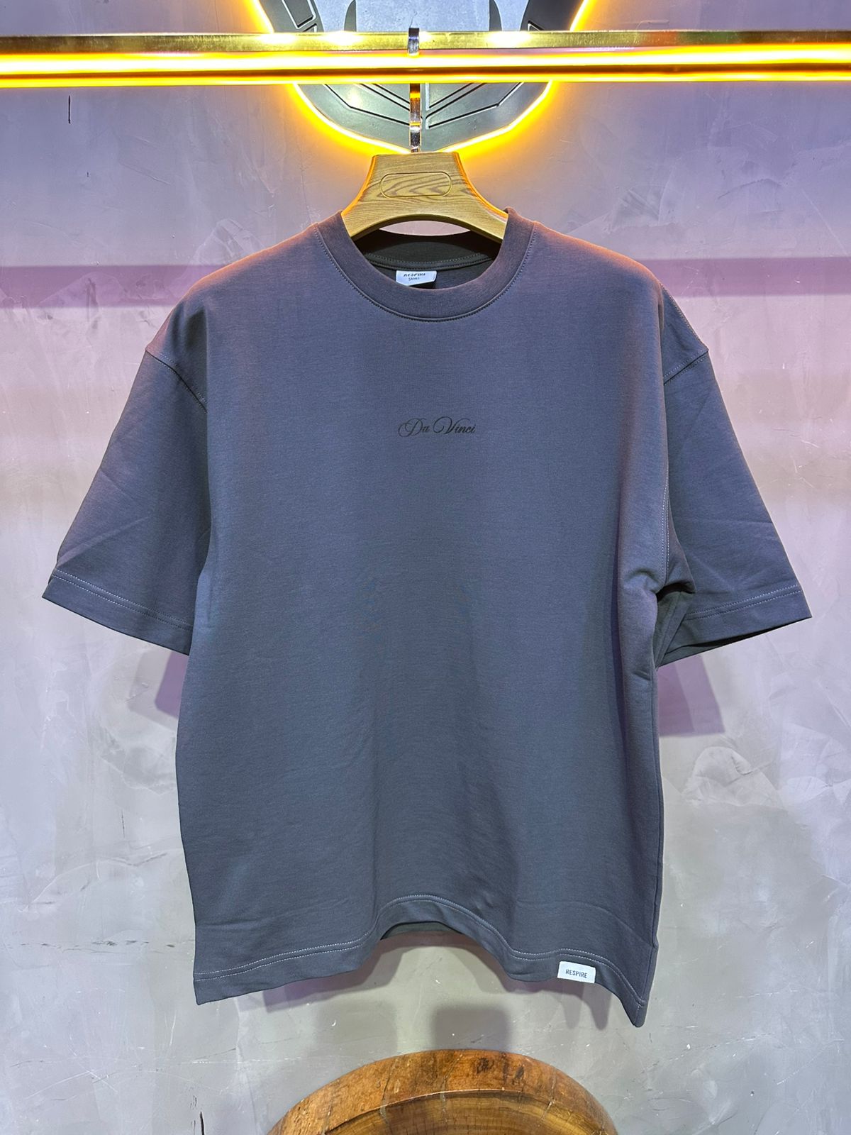 T SHIRT OVERSIZE RESPIRE GREY 5112