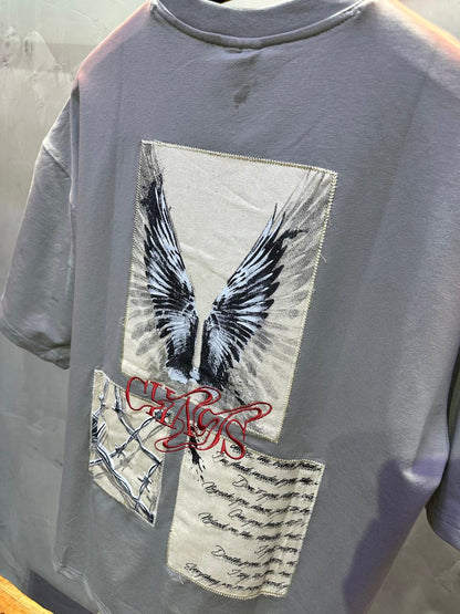 T SHIRT OVERSIZE RESPIRE GREY 4211