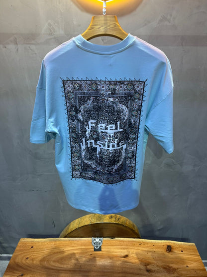 T SHIRT OVERSIZE RESPIRE BLUE 4176