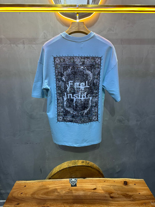 T SHIRT OVERSIZE RESPIRE BLUE 4176