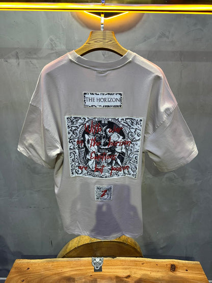 T SHIRT OVERSIZE RESPIRE BEIGE 4206