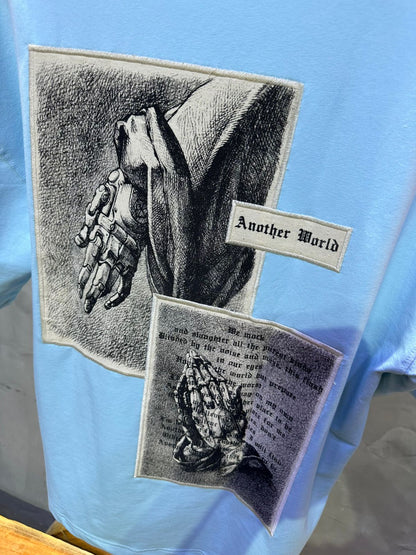T SHIRT OVERSIZE RESPIRE BLUE 4177