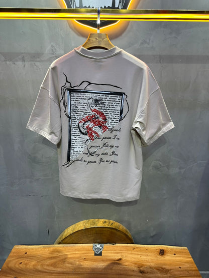 T SHIRT OVERSIZE RESPIRE BEIGE 4215